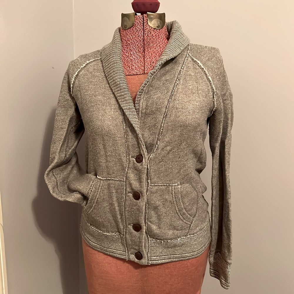 American Eagle Outfitters button sweater blazer